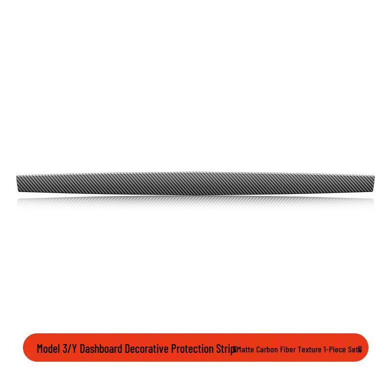 Tesla Model 3/Y Dashboard Decorative Protection Strip Panel Stickers