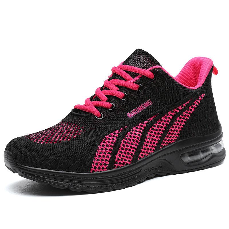 

Women s shoes 2025 spring new hollow single mesh large mesh breathable air cushion shock absorption lightweight leisure sports large size 42