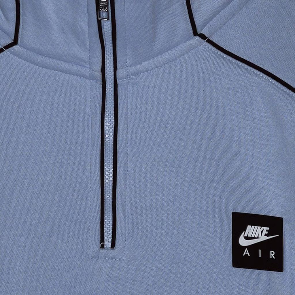 Nike Air Sweatshirts Men's Light Blue Stand Collar Moderate II3144-407