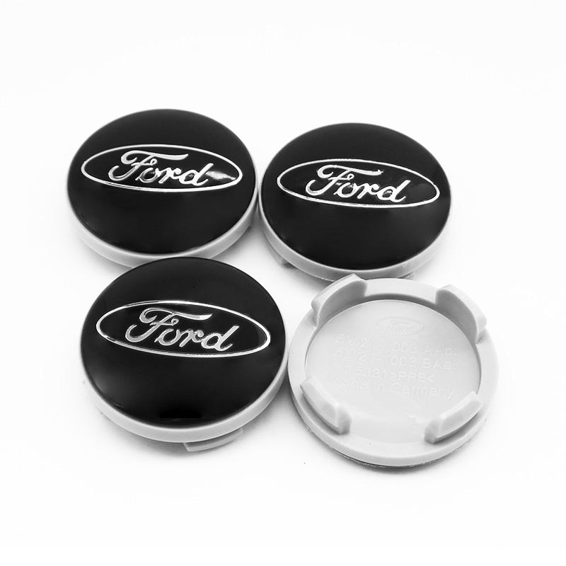 54mm 4ks Kovový emblém krytka středového krytu kola auta pro Ford Focus 2 Mk3 F150 Mondeo C-Max Fusion Ranger Escort Explorer Kuga