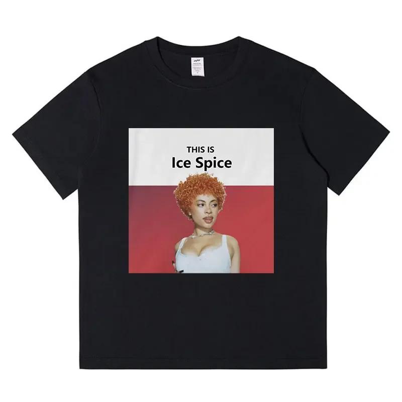 

Funny This Is Ice Spice Graphic Meme TShirt Unisex Women Vintage Gothic Short Sleeve T Shirt Cotton Casual Oversized T Shirts Tops 4XL