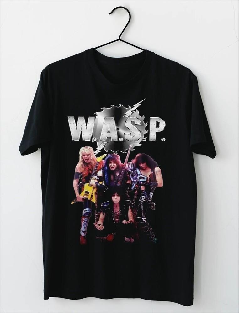NOVÝ W.A.S.P. Dárek pro fanouška od členů kapely Černé Tričko Všechny Velikosti BT1335 Unisex Tričko
