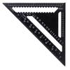 12inch Metric Aluminum Alloy Triangle Angle Ruler Protractor Woodworking Measurement Tool 30cm Quick Read Square Layout Gauge