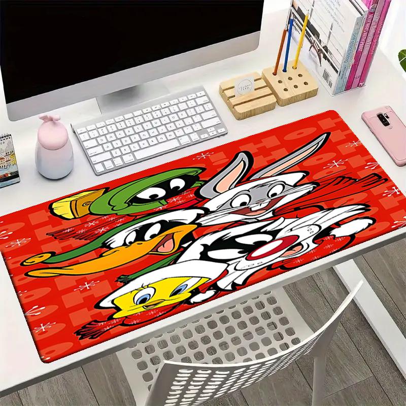 Looney Tunes Theme Mouse Pad, Non Slip Rubber Base, Multifunctional Office & Home Decor, Perfect for Workspace Personalization.