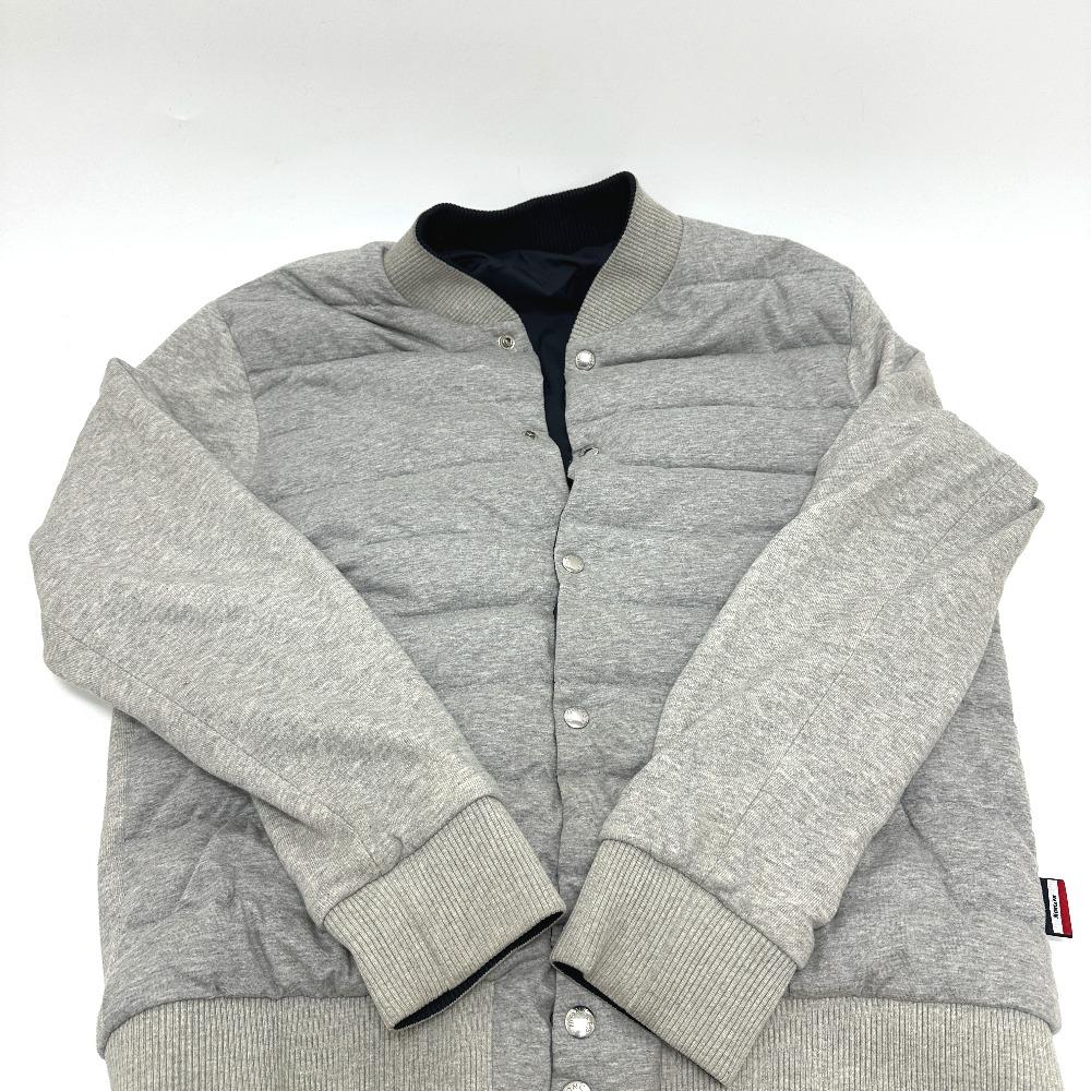 MONCLER Maglia Cardigan Apparel Reversible Jacket Nylon / cotton Navy/gray