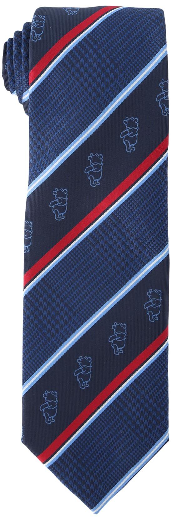 [Disney] Officially Licensed Winnie the Pooh Tie DND48986 Navy