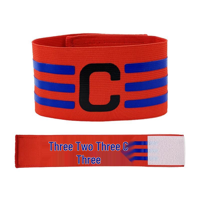 New Captain s Football Match Team Armband with C Mark 35x7cm Single Pack красный