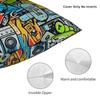 Pillow Cover Cartoon Cute Doodle Fashion Pillow Case For Sofa Couch Bed Living Room Pillowcases