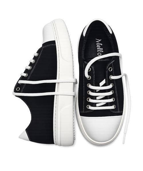 [MELOS] Canvas Suede 3.5cm Sneakers