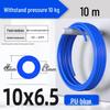 Zhuo Ji 8mm High-Pressure Transparent PU Air Hose for Air Compressors (Sizes: 4/6/10/12/14/16)