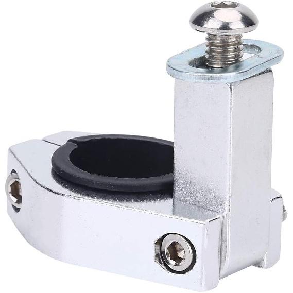 KIMISS Handlebar Clamps, 28mm 1-1/8 Inch Motorcycle Hand Guard Handguards Fat Clamp Mounting Kit Motorbike Component