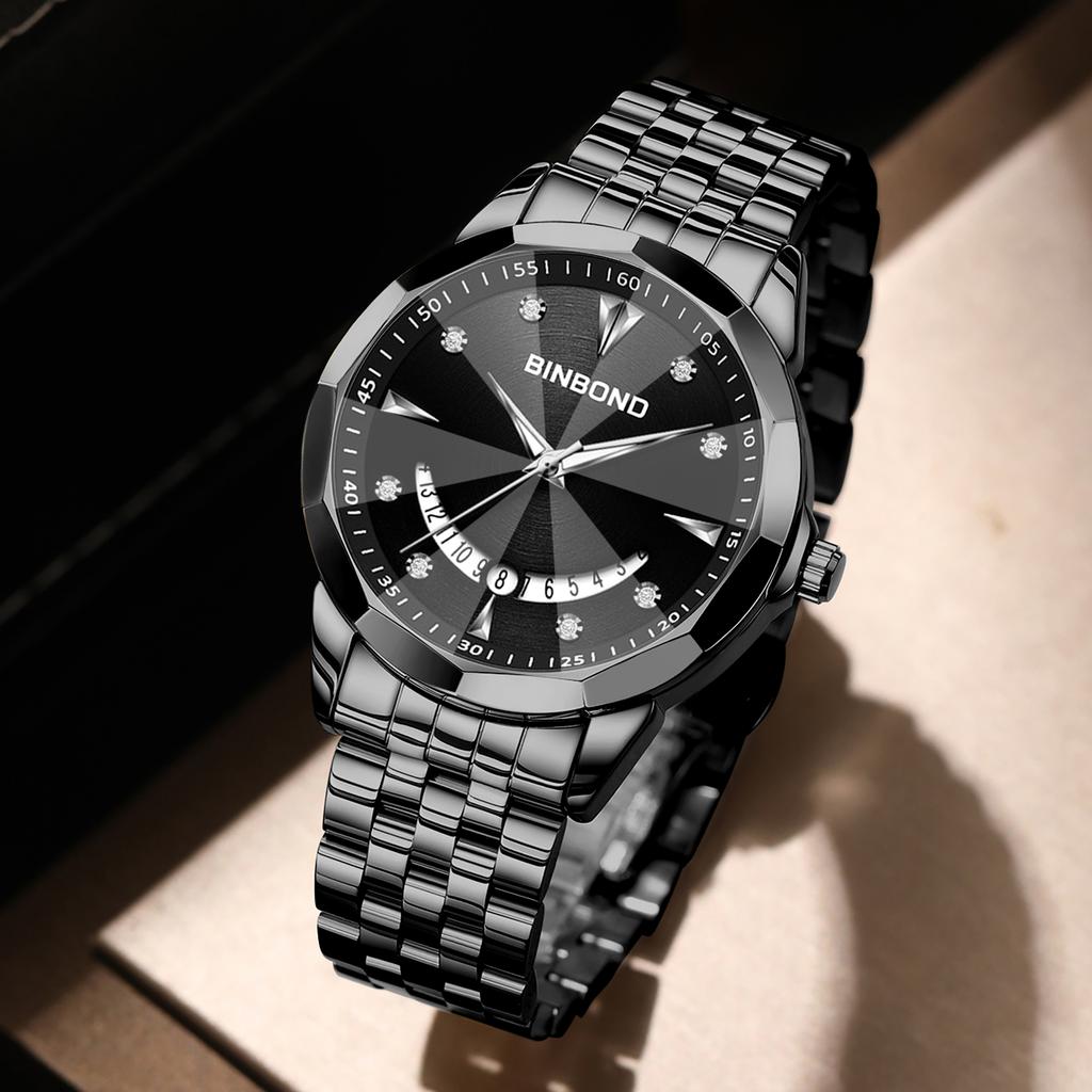 Luxury Quartz Writstwatches for Men Luminous Waterproof Auto Date Men's Watch Business Fashion Reloj