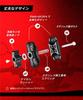 Kaedear Motorcycle Intermediate Smartphone Dash Cam Motorcycle Mount, Mount, 25.4mm 1-inch Ball, Holder, Camera, Parts, KDR-R2-4 (90mm/Adjustable
