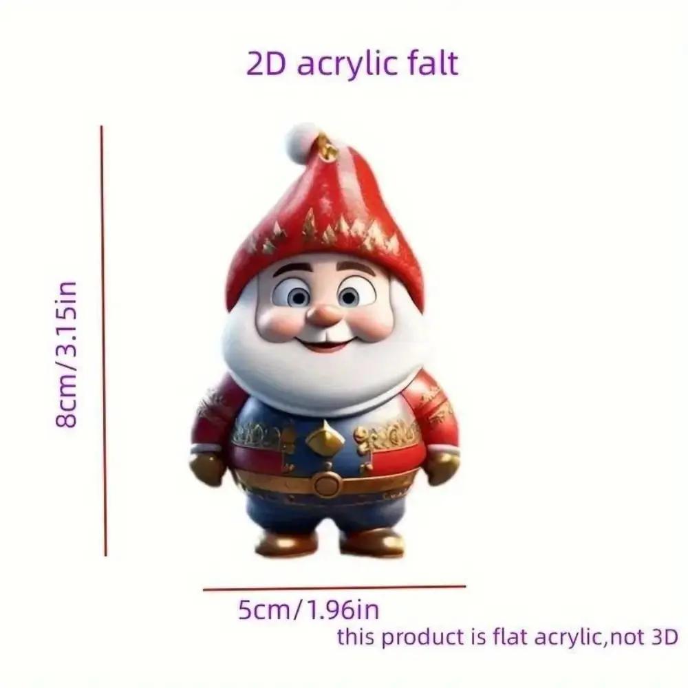New Christmas Tree Decoration Pendant Multifunction Acrylic Durable Material Christmas Santa Atmosphere Props Winter Decorations