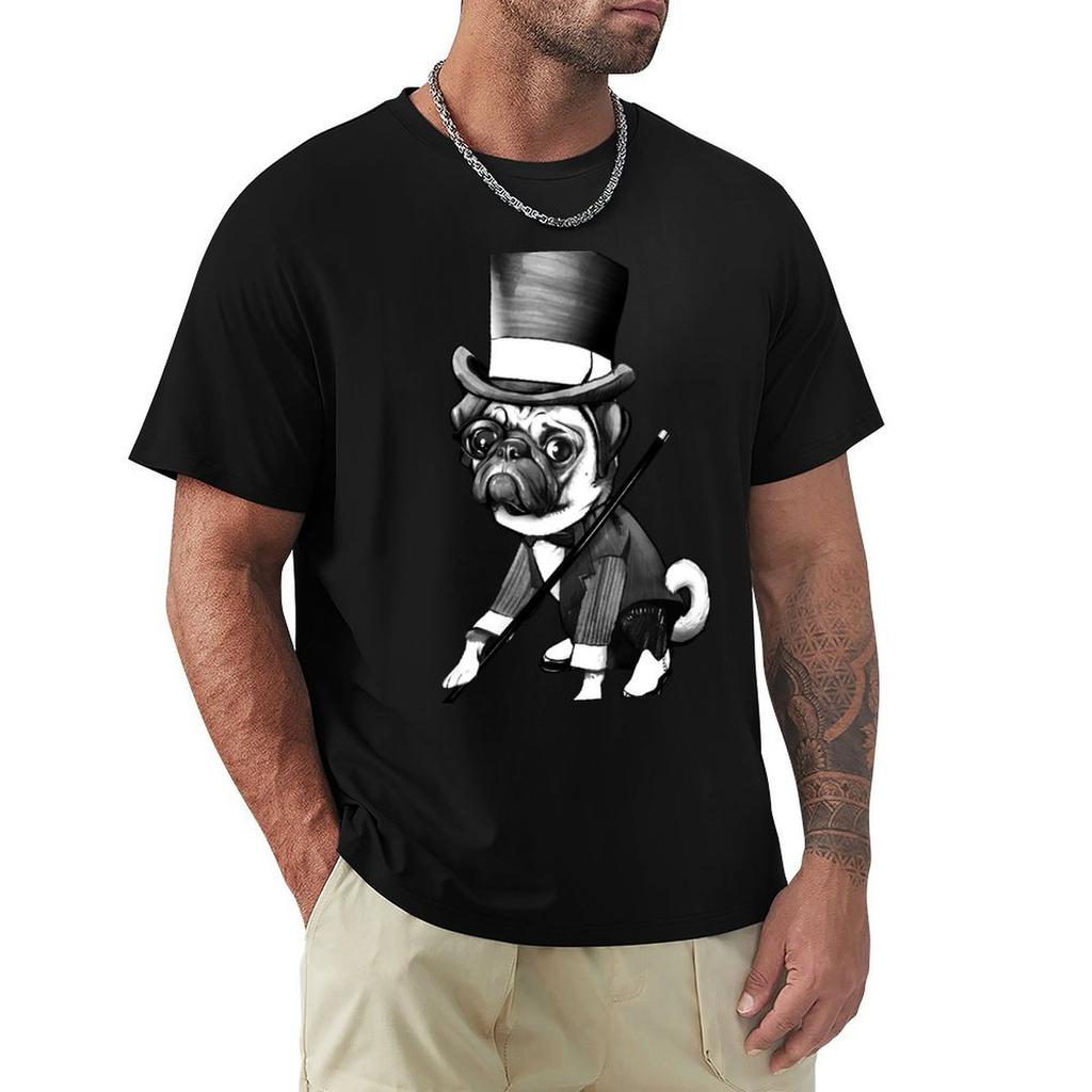 Pug Fred Astaire Tshirt Uv Sun Protection Tee Shirt