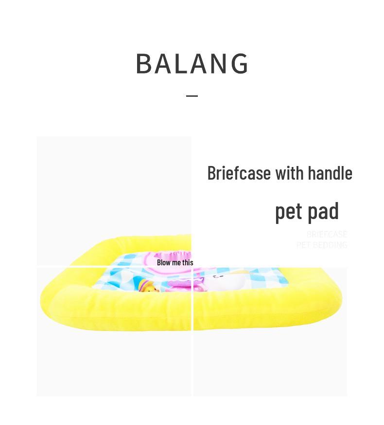 Four Seasons Thickened Warm Cotton Pad for Small/Medium Dogs and Cats - Portable Pet Sleeping Pad
