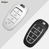 TPU Car Key Case for Hyundai Tucson Solaris Sonata Hybrid NEXO NX4 Santafe Dn8 4 Buttons 2020 2021 2022 Keyless Protection Cover
