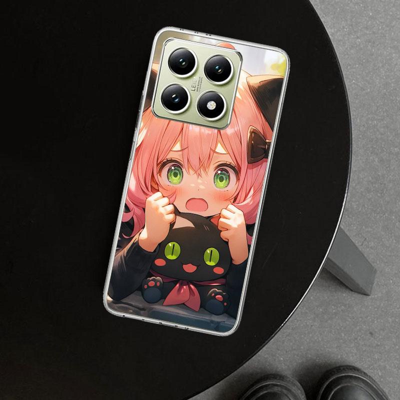 S-Spy Family Anya Phone Case Cover for Xiaomi Redmi Note 15 14 13 12 11 Pro Plus 14S 12S 11S 11T 11E 10S 10 Customized Fundas Re