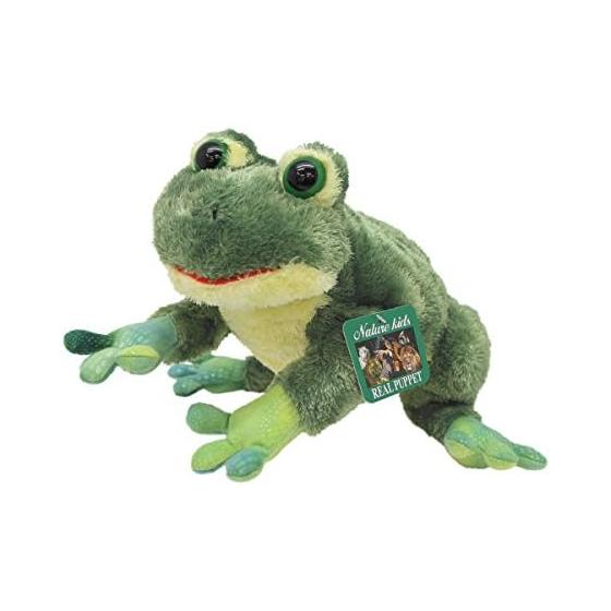 Aurora World Plush Body Puppet Frog (with cry sound)