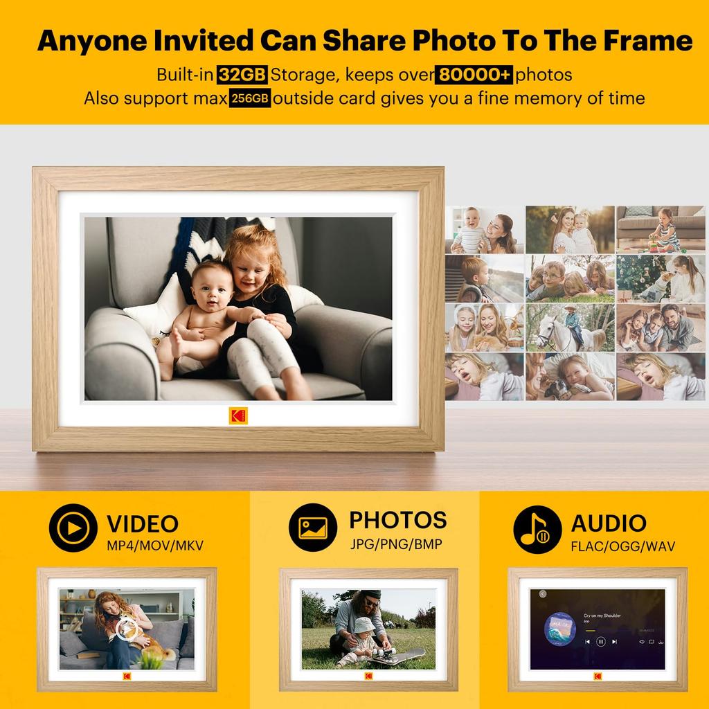 Kodak Digital Photo Frame Barrywood RCF-1018W