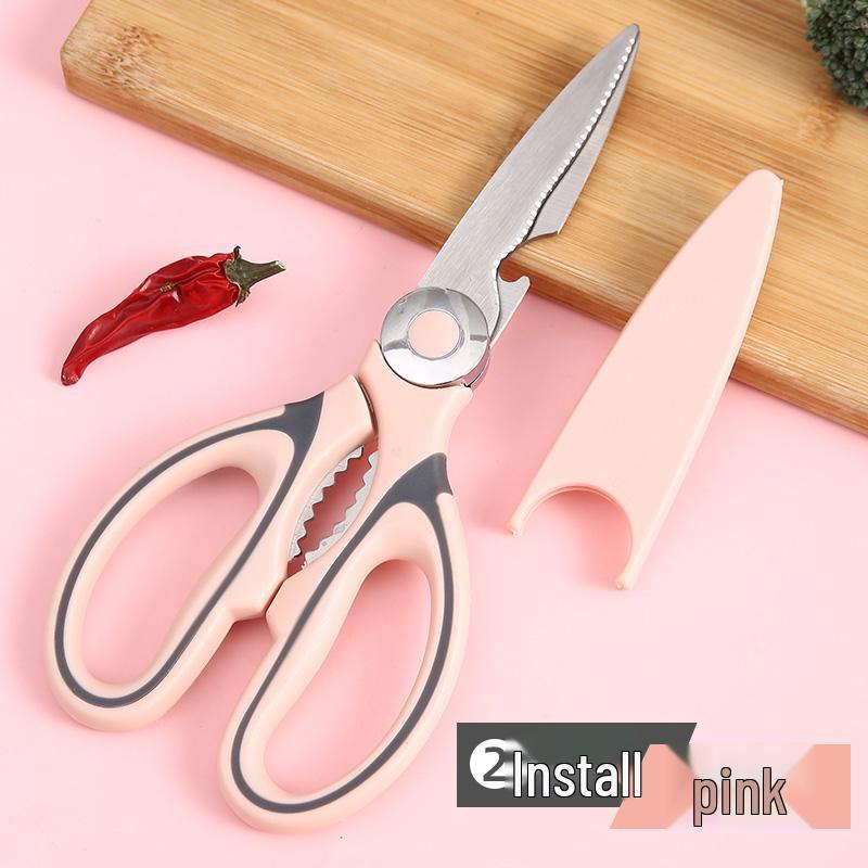 Multi-Functional Stainless Steel Kitchen Scissors for Cutting Meat, Chicken Bones & Nuts