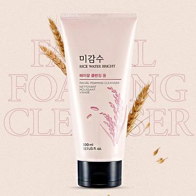 Rice Water Bright Foam Cleanser 300ml - Big Size (3 Options)