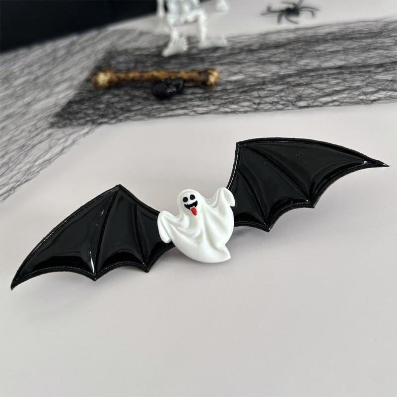 1PC Friendly Bat Shaped Hairpin For Gothic Fashion Dark Theme Parties Comfortable Costume Accessories