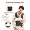 Ergonomisch verstellbare Babytrage für Babys von 3 bis 36 Monaten