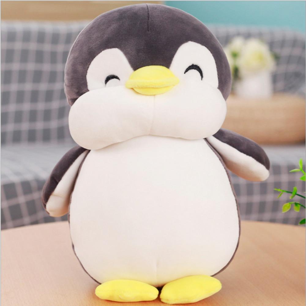 

Popular Ocean Series Plush Toy Simulation Penguin Doll Large Throw Pillow 20cm сірий