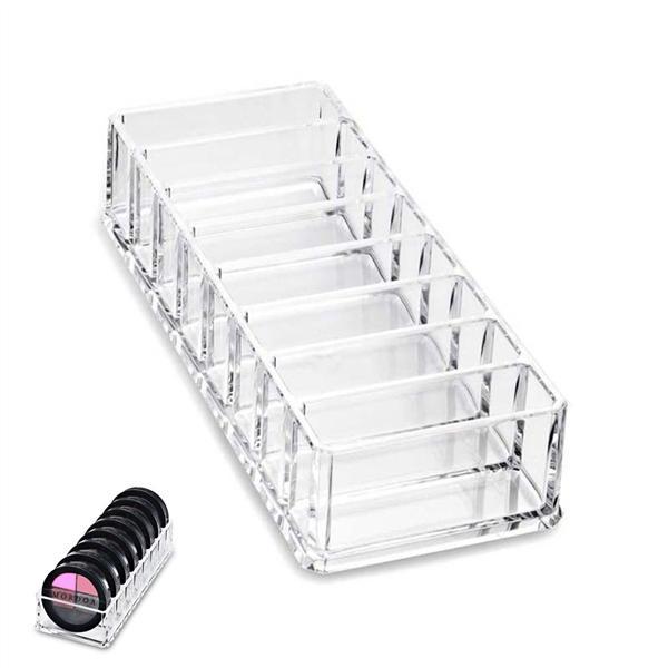 Buy Acrylic Eyeshadow Organizer & Beauty Care Holder Provides 8 Space