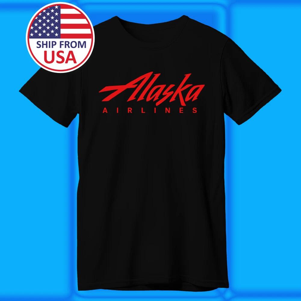 Alaska Airlines Men s Black Size S-5XL M