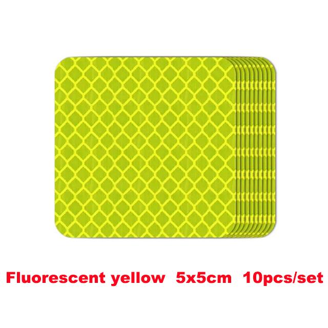 10 Stück Auto Reflektierender Streifen Warnaufkleber Für Bus Rucksack Fahrrad Baby Auto Wasserdicht Sicherheits Tür Aufkleber