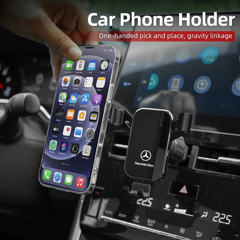 GLC GLB Car Phone Holder Car Air Vent Clip Mount Mobile Cell Stand For Mercedes Benz AMG A C E Class W201 W210 W108 W204 W205 W