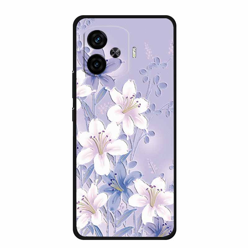 3D Emboss Case For Vivo iQOO Neo 10R Phone Case Relief Flower Silicone Soft Coque For Vivo iQOO Neo 10R 10 R Back Cover Case Bag