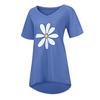 Women Summer Tops V-neck Floral Print Short Sleeve T-Shirts Graphic Blouse