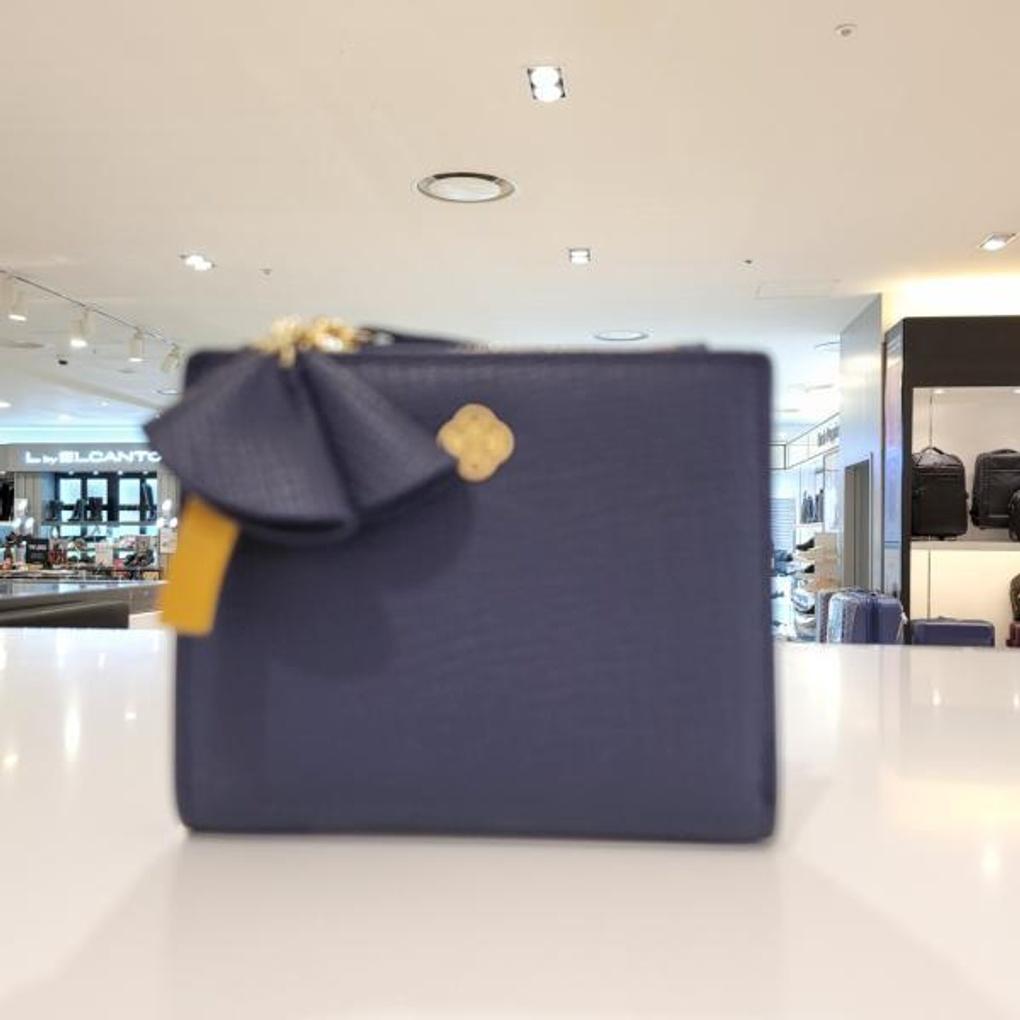 Mari eclaire [BEST] 100% natural cowhide women's casual pretty ultra-slim half-wallet