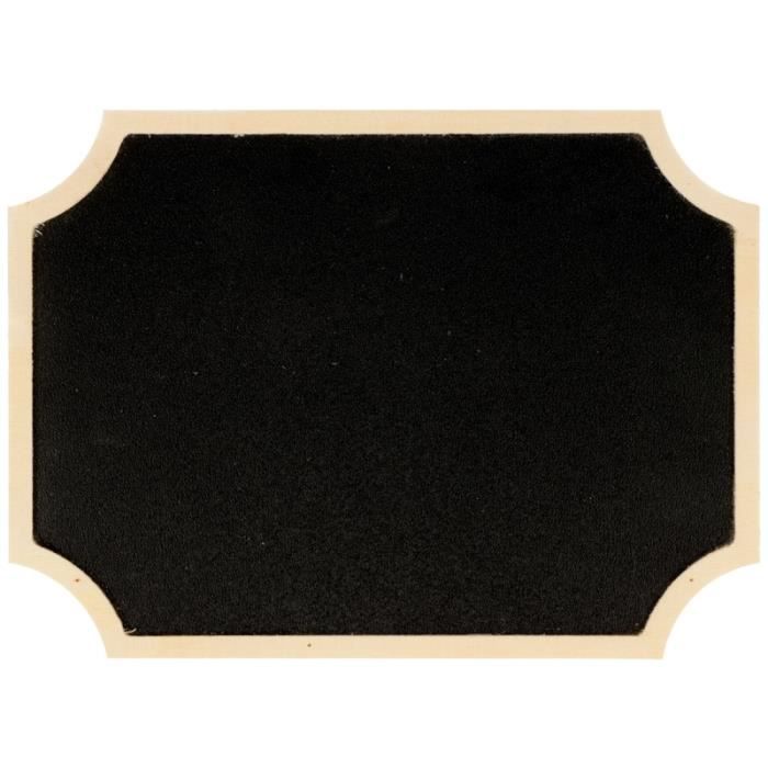 Tableau ardoise décoratif - ARTEMIO - Étiquette - 15 x 11 cm - Décoration mariage - DIY