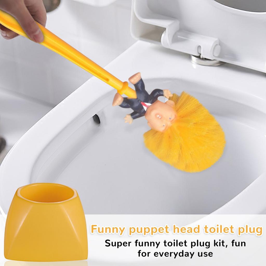 Toilet Brush Cleaning Household Plastic Cleaning Brush Set