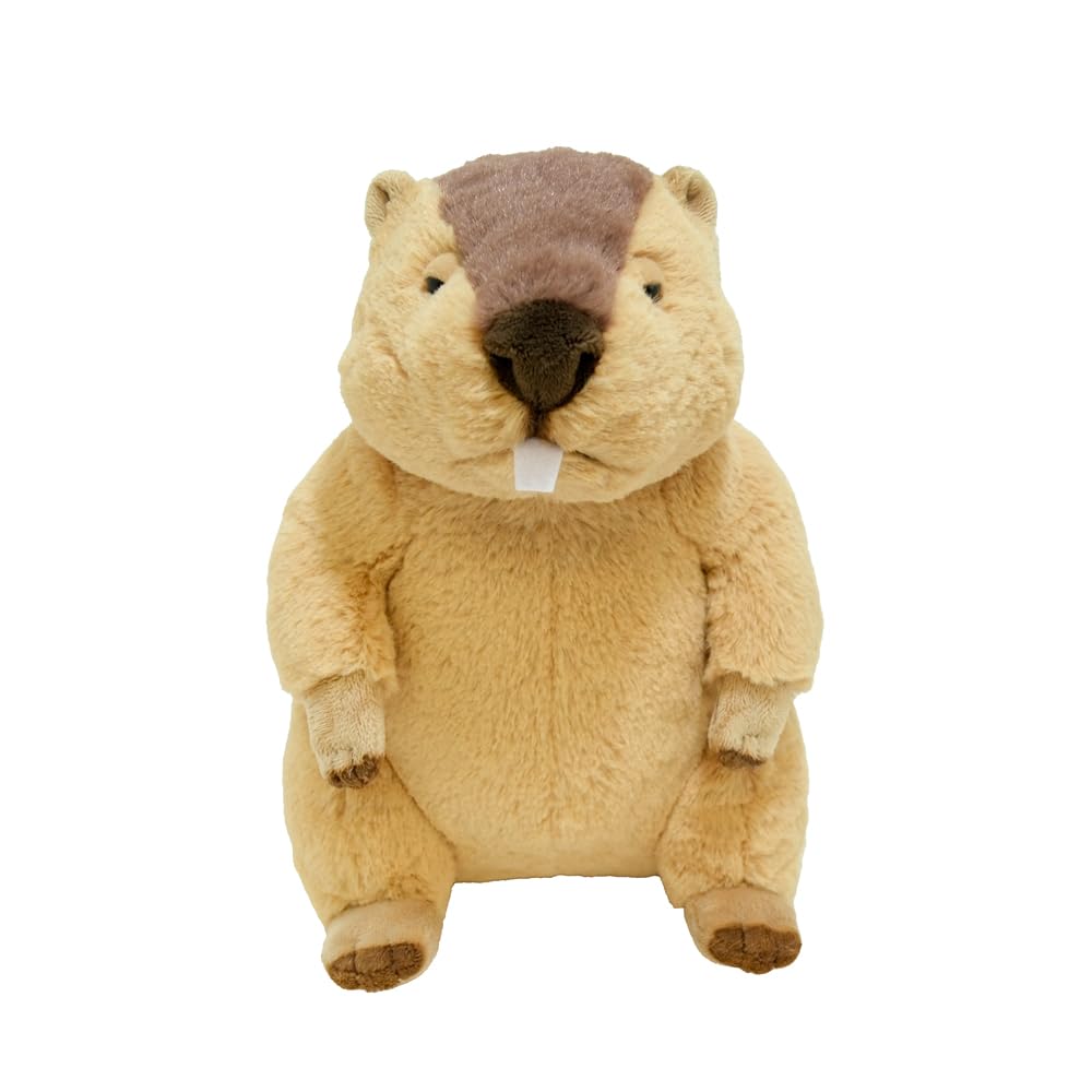 Sunlemon Fluffies Marmot M 15.5 x 25 x 22cm Plush Animal Cute Animal P-1903