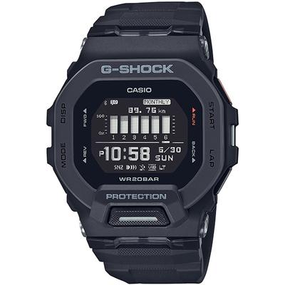 Casio Męski zegarek G-SHOCK GBD-200-1JF [G-SHOCK 20 atm wodoodporny G-SQUAD] Square Watch Czarny Żywica