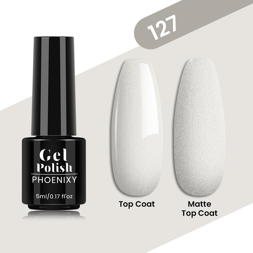 PHOENIXY 80 Farben Nagel-Gel-Nagellack, 5 ml, UV-LED-Farb-Nagelkunst-Hybrid-Nagellack, Liner-Gel, Maniküre-Kunst, semi-permanent, glitzernd, glänzende Farben-Gel