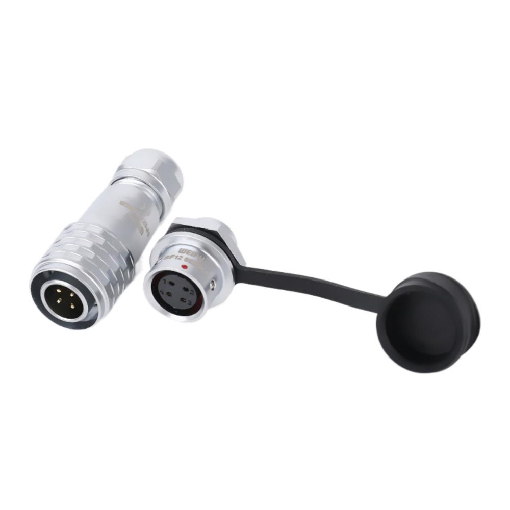 WEIPU SF12 2 3 4 5 6 7 9Pin Waterproof Automotive Aviation Connector M12 Socket Plug Solder Wire Panel Power Electrical Adapter