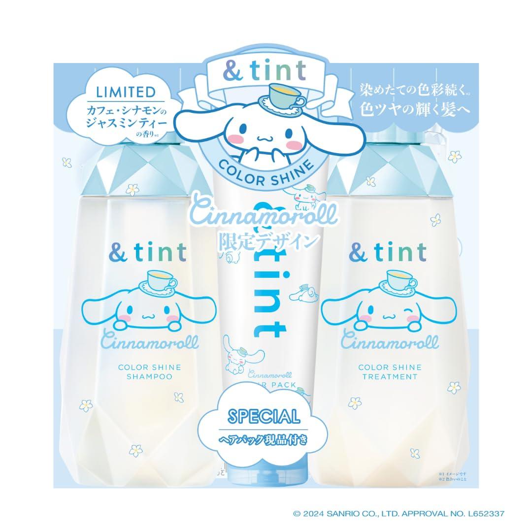 

&tint Color Shine Cinnamoroll Triple Set (ShampooTreatmentHair Pack)