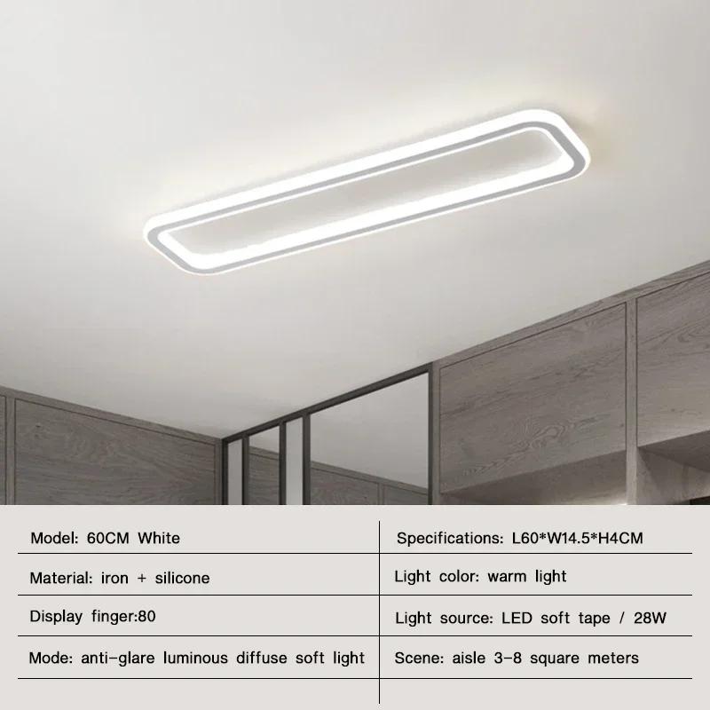 Modern LED Ceiling Lights for Living Room Bedroom  Balcony Aisle Hallway Lamps Strip Chandelier Indoor Lighting Fixtures Luster