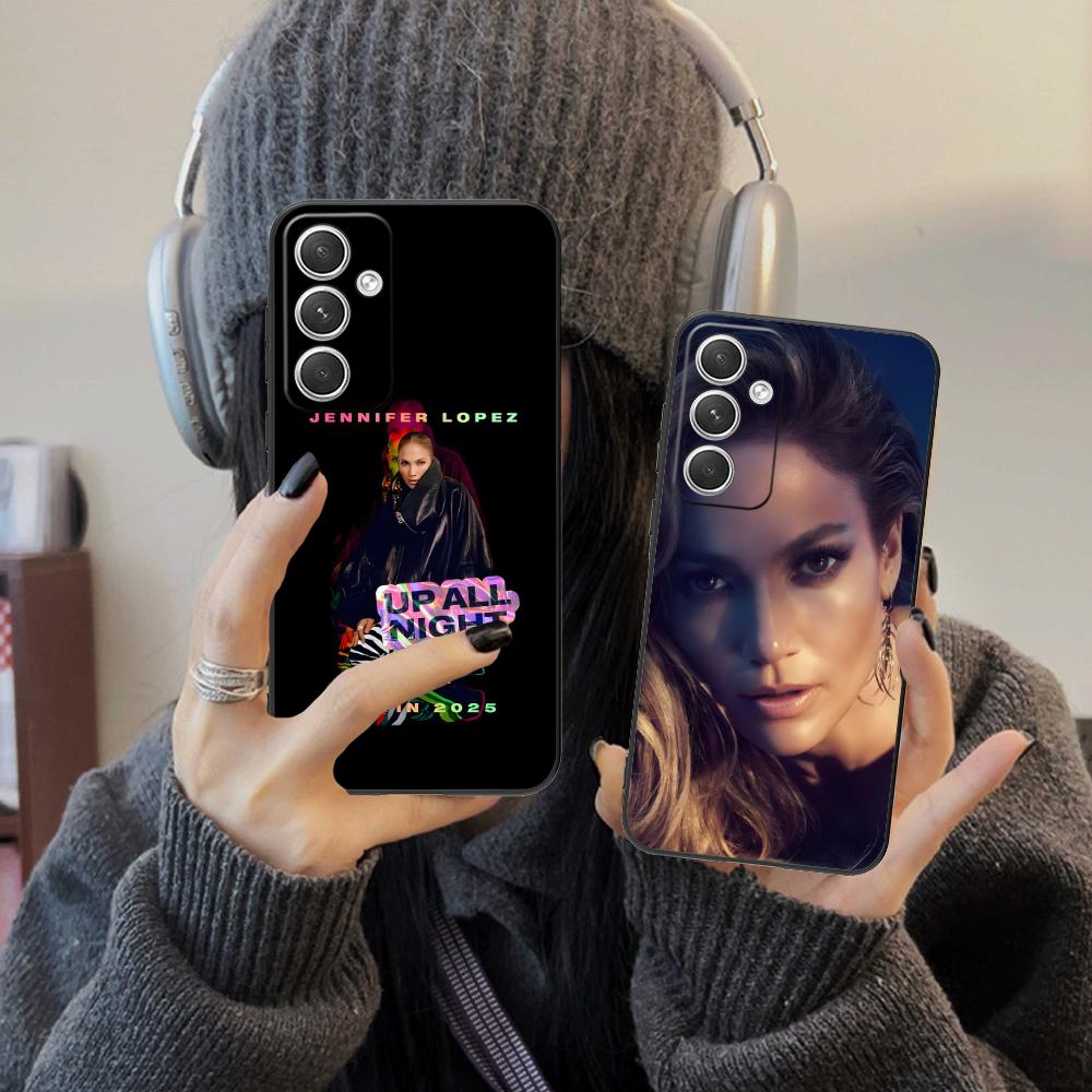 Jennifer Lopez Mobile Cell Phone Case for Samsung Galaxy S26 S25 S24 S23 S22 S21 S20 Note20 Plus FE Ultra Colorful Cover Luxury