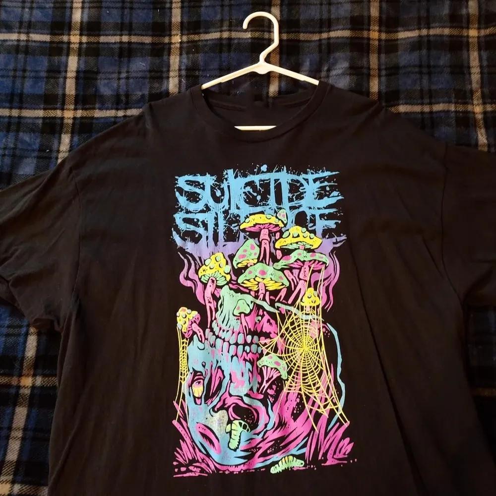 Unisex Short Sleeve Crew Neck Cotton T Shirt Rare Suicide Silence Band S