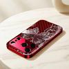 Luxury Polka Dot Lace Bow phone case mobile phones for iphone 17 pro max cover Glass for iPhone 17 16 15 14 13 12pm Pro Plus