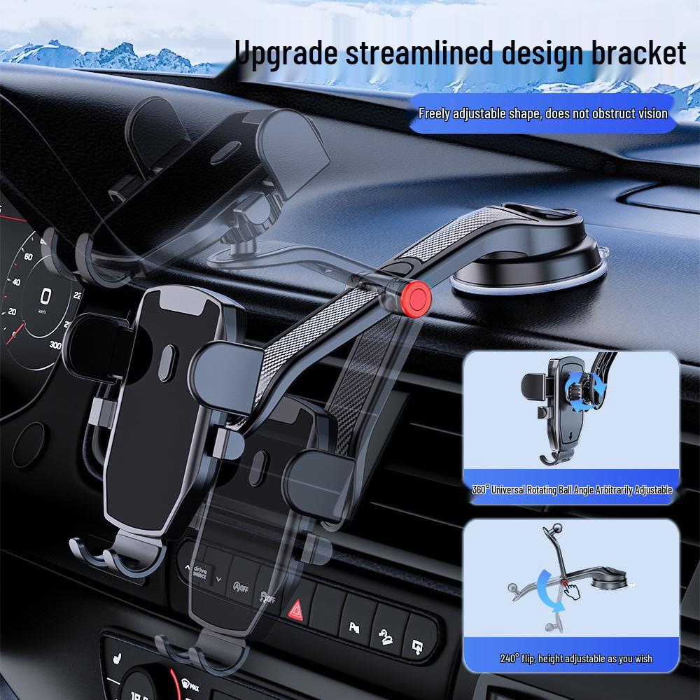 Telescopic Car Dashboard & Windshield Phone Mount