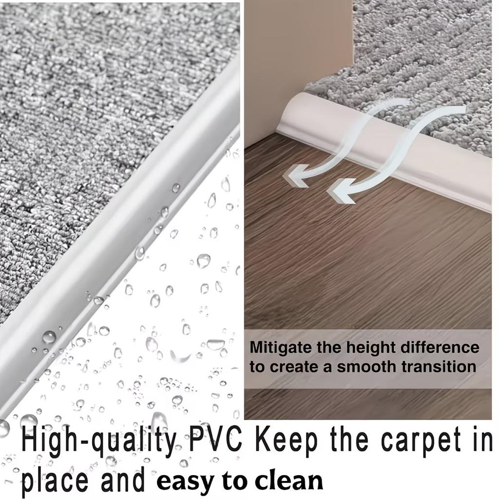 1PC 1/3meters Transition Edge Strip, Carpet Edge Strip, Floor Edge Strip Rough Edged Floor Edging Strip, Easy To Install