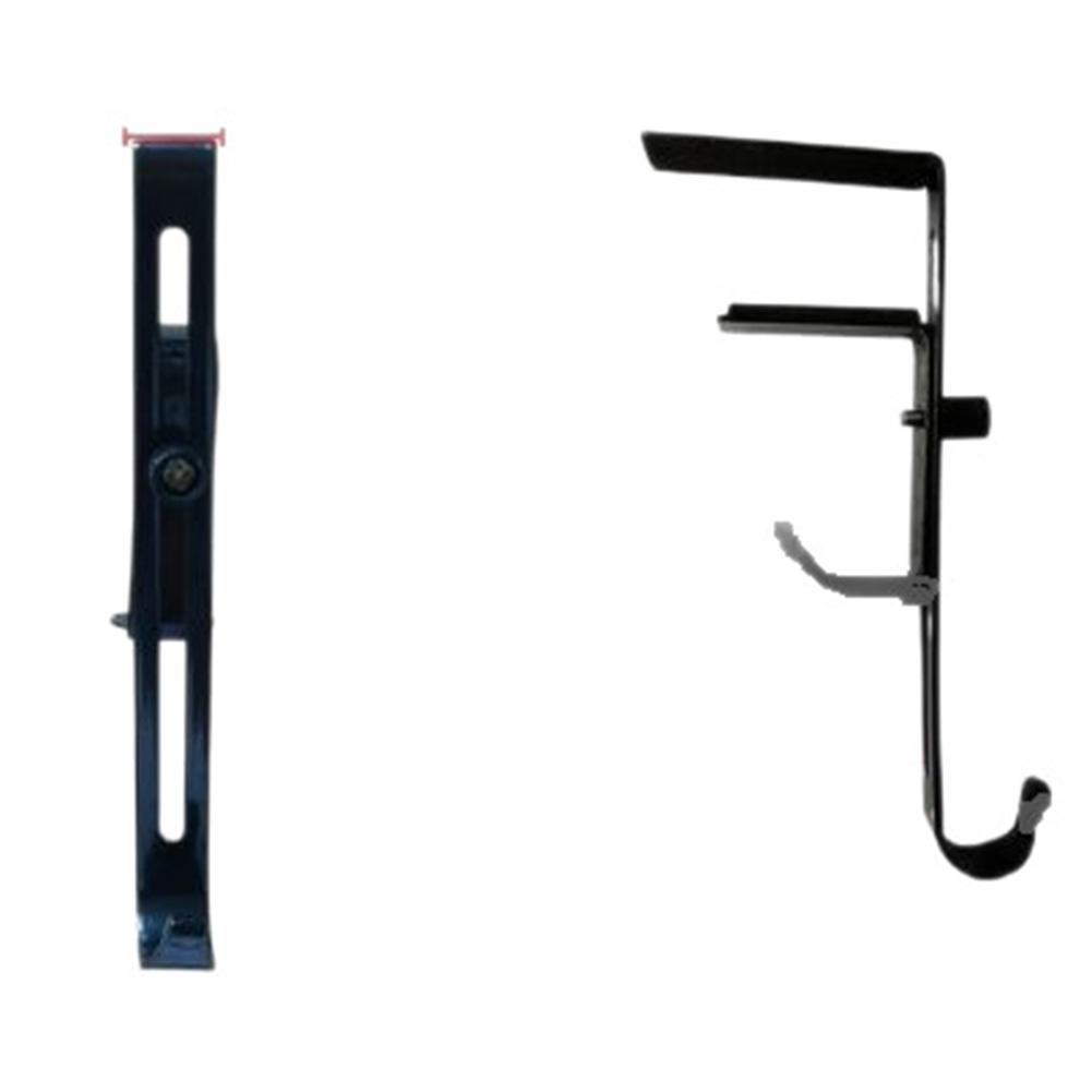 Metal Stocking Hooks Adjustable Design for Mantle Rust Resistant Screws Supports Christmas Stockings and Festive Decorations
